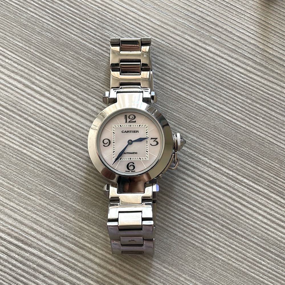 Silver watch